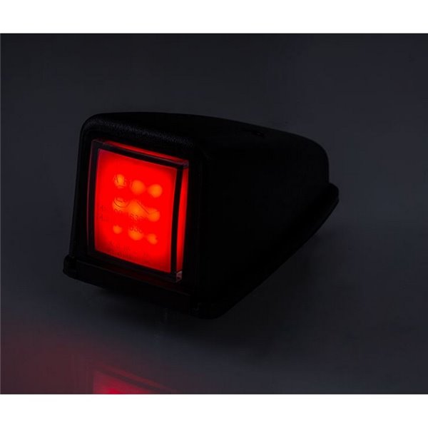 Luz de LED especial para tetos de cabine, branca, âmbar, vermelha, aprovada R1 A SM1 12/24 V IP68