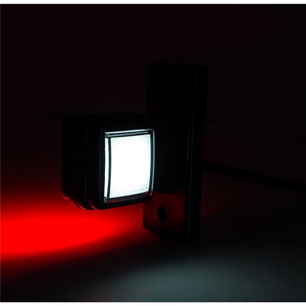 Piloto de gálibo LED, brazo recto 12/24V IP68 sin mano homologado A R1