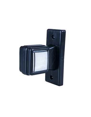Piloto de gálibo LED, brazo recto 12/24V IP68 sin mano homologado A R1