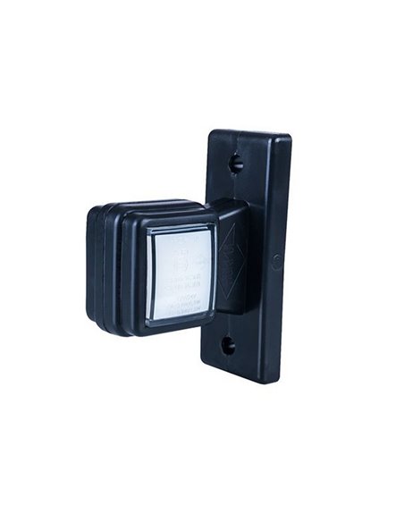 Piloto de gálibo LED, brazo recto 12/24V IP68 sin mano homologado A R1