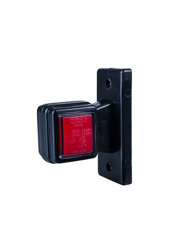 Piloto de gálibo LED, brazo recto 12/24V IP68 sin mano homologado A R1