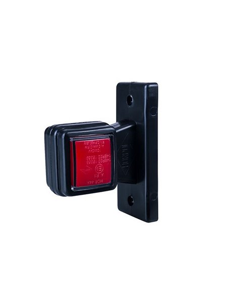 Piloto de gálibo LED, brazo recto 12/24V IP68 sin mano homologado A R1