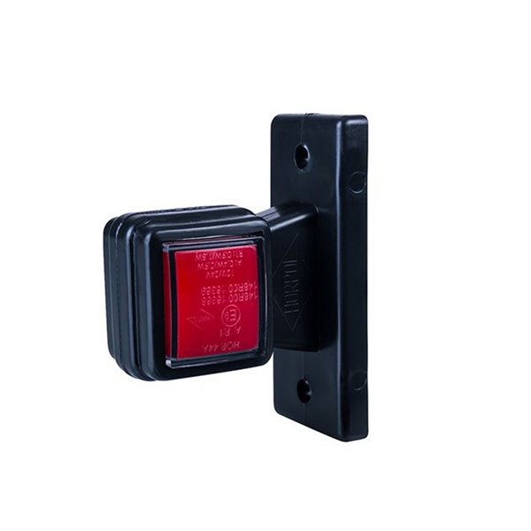 Piloto de gálibo LED, brazo recto 12/24V IP68 sin mano homologado A R1