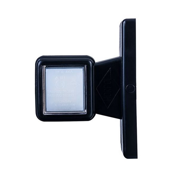 Piloto de gálibo LED, brazo recto 12/24V IP68 sin mano homologado A R1