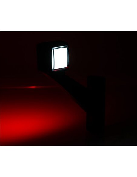 Buzina LED braço curto 12/24V IP68, direita e esquerda, homologada A R1