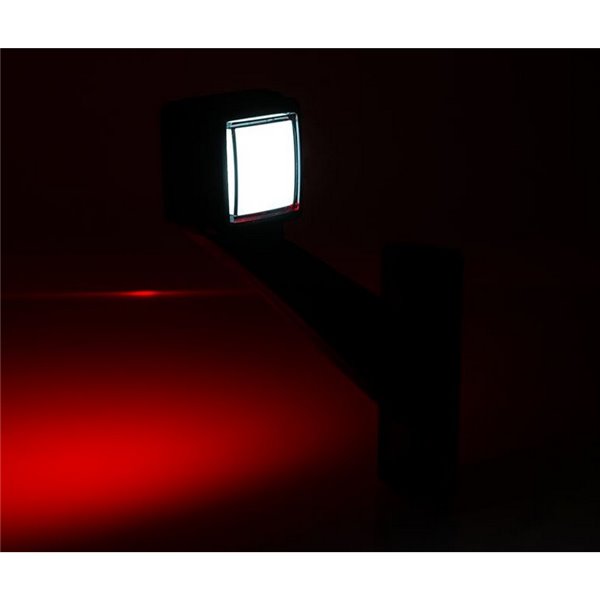 Cuerno LED brazo corto  12/24V IP68, derecha e izquierda, homologado A R1 