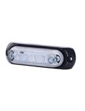 Piloto de gálibo LED ovalado con soporte de goma 12/24V IP68 homologado R1 A SM1