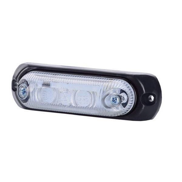Piloto de gálibo LED ovalado con soporte de goma 12/24V IP68 homologado R1 A SM1