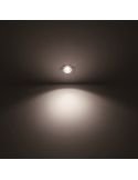 Pack 3 downlights empotrables redondos DIVE 5W 2700K IP65 blanco Ø85mm ambiente | LeonLeds