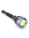 Linterna LED recargable 23000 lm con zoom e indicador de carga USB-C | Power Bank | 5 modos de luz | Largo alcance IP67