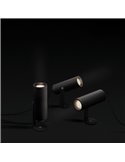 Proyector LED de exterior de diseño SKIP SPOT, 19º Ángulo de Haz, 5,5W IP65 Gris o óxido en 2700K o 3000K 620lm/660lm 