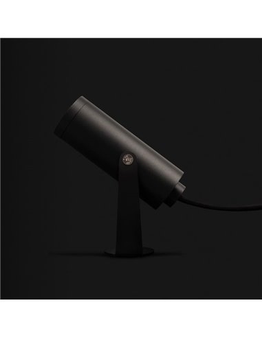 Projecteur LED d'extérieur design SKIP SPOT, angle de faisceau de 19º, 5,5 W IP65 Gris ou rouille en 2700 K ou 3000 K 620 lm/660