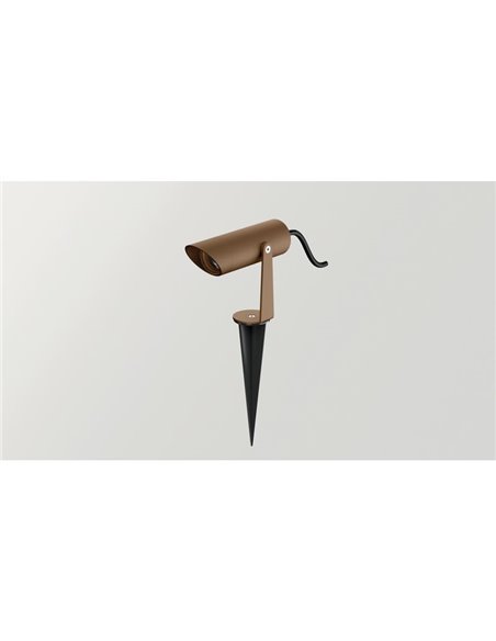 Proyector LED de exterior de diseño SKIP SPOT, 19º Ángulo de Haz, 5,5W IP65 Gris o óxido en 2700K o 3000K 620lm/660lm 