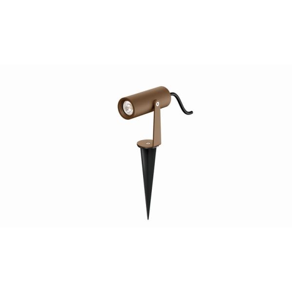 Projetor LED para exterior SKIP SPOT, ângulo de feixe de 19º, 5,5 W IP65 cinza ou ferrugem em 2700 K ou 3000 K 620 lm/660 lm