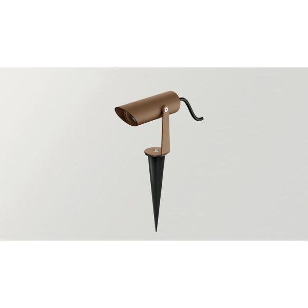 Projetor LED para exterior SKIP FLOOD, ângulo de feixe de 35º, 5,5 W IP65 cinza ou ferrugem em 2700 K ou 3000 K 620 lm/660 lm