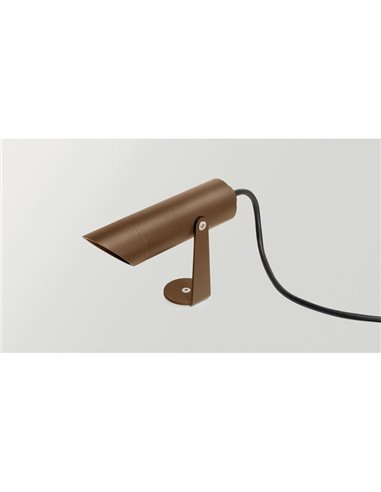 Projetor LED para exterior SKIP FLOOD, ângulo de feixe de 35º, 5,5 W IP65 cinza ou ferrugem em 2700 K ou 3000 K 620 lm/660 lm