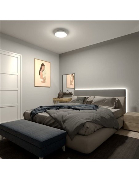 Plafon LED branco ultra eficiente FLETA 10W, 2700K/4000K