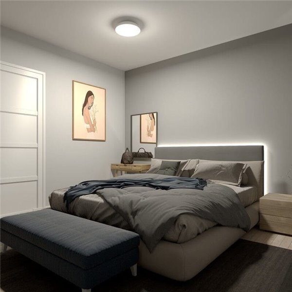 Plafón de Techo LED Ultra Eficiente blanco FLETA 10W, 2700K/4000K