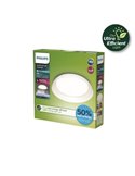 Plafón de Techo LED Ultra Eficiente blanco FLETA 10W, 2700K/4000K