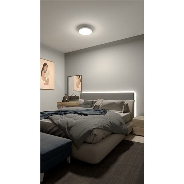 Plafonnier LED ultra efficace FLETA 10W blanc, 2700K/4000K