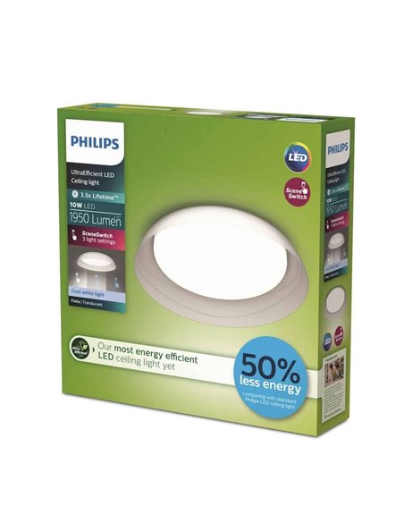 FLETA UE Plafon LED Teto SS T 10W, 2700K/4000K