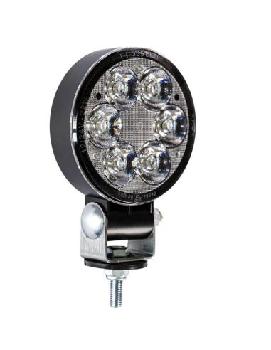 Faro LED de trabajo FT-365 LED SLIM 1600Lm largo alcance 12–36V | Redondo | IP69K | Cable 1,5 m | Homologado EMC R10