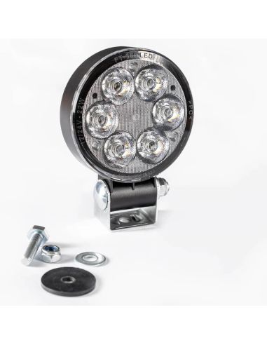 Projecteur de travail LED longue portée FT-365 LED SLIM 1600 lm 12–36 V | Rond | IP69K | Câble de 1,5 m | Homologué CEM R10