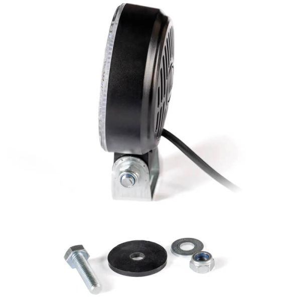 Faro LED de trabajo FT-365 LED SLIM 1600Lm largo alcance 12–36V | Redondo | IP69K | Cable 1,5 m | Homologado EMC R10