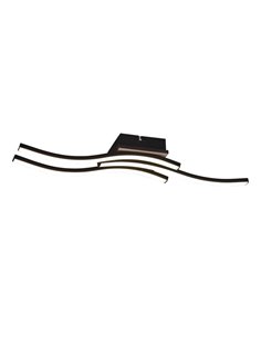 Plafón de techo LED ROUTE 3 tiras 56cm 5W 3x500lm luz cálida 3000K IP20 Imitación madera