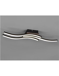 Plafón de techo LED ROUTE 3 tiras 56cm 5W 3x500lm luz cálida 3000K IP20 Imitación madera 2