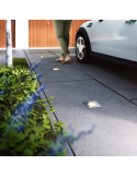 Foco empotrable LED Philips myGarden Crust cuadrado acero inoxidable IP67