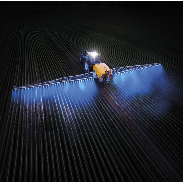 Projecteur LED bleu spécial pour pulvérisateurs agricoles Wesem CRC3S.54507 | LeonLeds