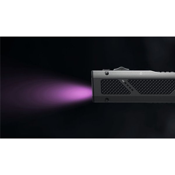 Linterna láser EDC17 ultra compacta 1500 lm, 230m alcance, UV 1350 mW y láser verde IPX7