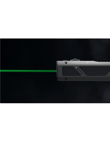 Linterna láser EDC17 ultra compacta 1500 lm, 230m alcance, UV 1350 mW y láser verde IPX7