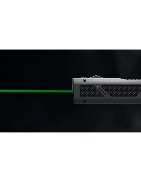 Linterna láser EDC17 ultra compacta 1500 lm, 230m alcance, UV 1350 mW y láser verde IPX7