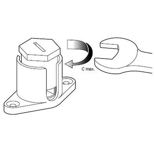 Borna CLIC 2×25 mm² Legrand gris con conexión rápida 230 V 100 A