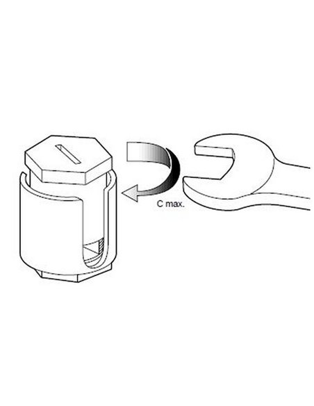 Borna CLIC 2×25 mm² Legrand gris con conexión rápida 230 V 100 A
