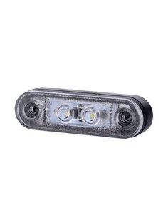 Piloto de gálibo LED con almoadillas, 12/24V homologado R1 A SM1, blanco, ámbar y rojo
