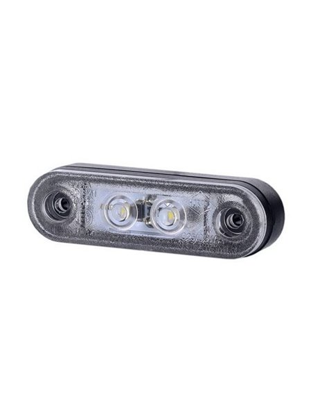 Piloto de gálibo LED con almoadillas, 12/24V homologado R1 A SM1, blanco, ámbar y rojo