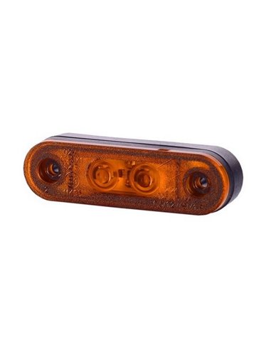 Piloto de gálibo LED con almoadillas, 12/24V homologado R1 A SM1, blanco, ámbar y rojo