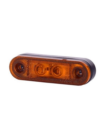 Luz de sinalização LED com almofadas, homologada para 12/24V R1 A SM1, branca, âmbar e vermelha.