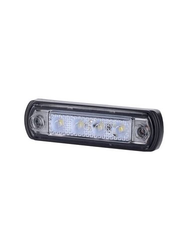 Piloto de gálibo LED 12/24V homologado R1 A SM1, blanco, ámbar y rojo