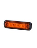 Feu de gabarit à DEL homologué 12/24 V R1 A SM1, blanc, orange et rouge