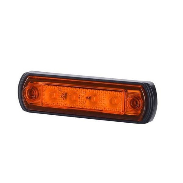 Piloto de gálibo LED 12/24V homologado R1 A SM1, blanco, ámbar y rojo