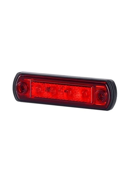 Piloto de gálibo LED 12/24V homologado R1 A SM1, blanco, ámbar y rojo
