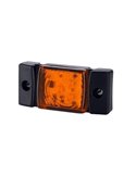 Feu de position à LED avec support et fixation latérale, homologué 12/24 V, R1 A SM1, blanc, orange et rouge