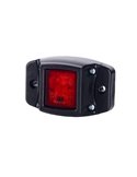 Feu de position à LED avec base en caoutchouc et fixation latérale, homologué 12/24 V R1 A SM1, blanc, orange et rouge