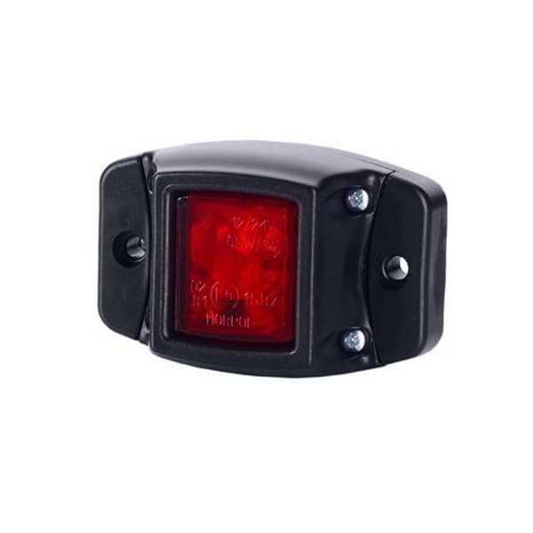Galibo LED con base de goma y fijación lateral 12/24V homologado R1 A SM1, blanco, ámbar y rojo