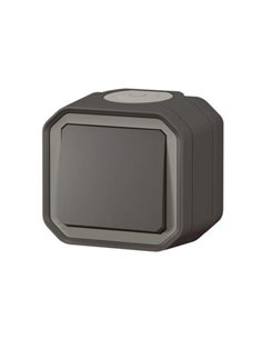Conmutador/Interruptor de superficie NEW PLEXO antracita IP55 monobloc