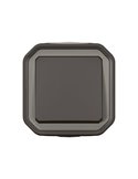 Interrupteur/commutateur en saillie PLEXO neuf, anthracite, IP55, monobloc